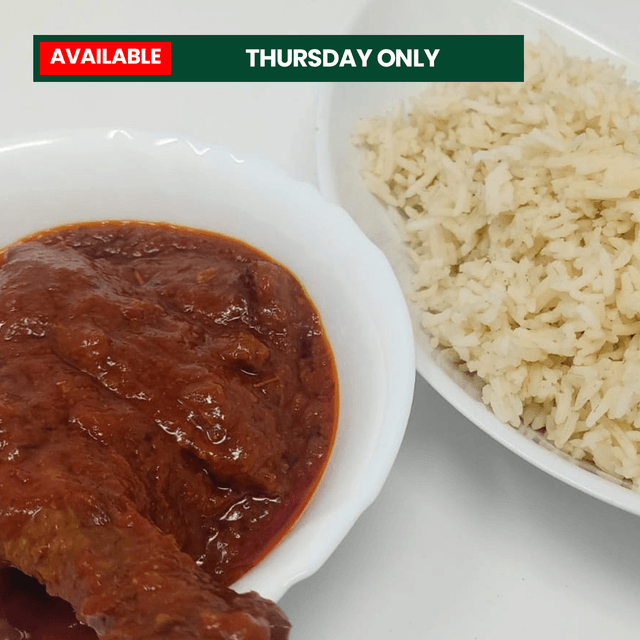 18. White rice & tomato stew - Available Thursday only